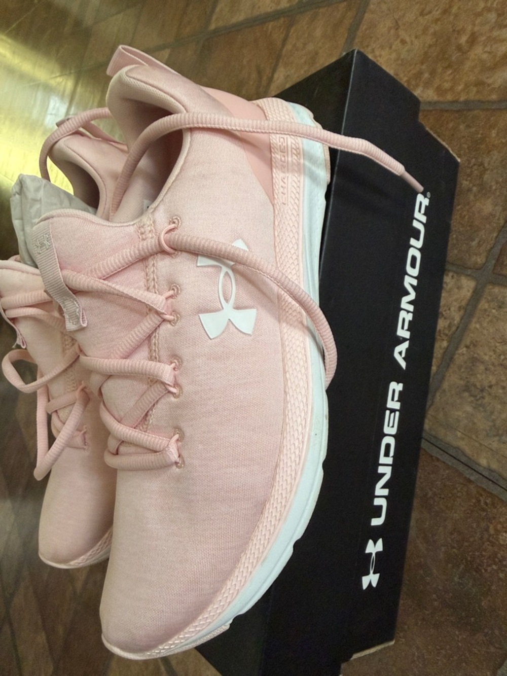 Under Armour Pink Women's Athletic Shoes - Picture 4 of 4